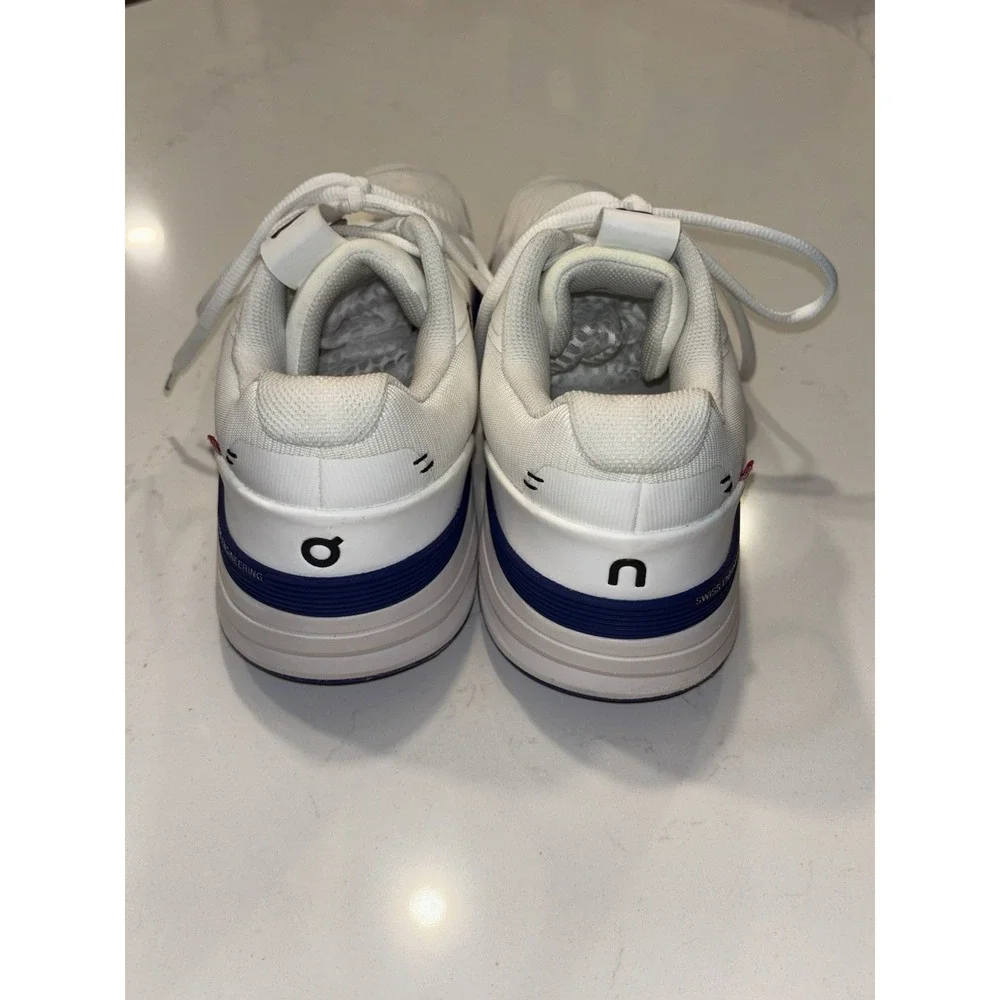 On THE ROGER Pro White / Indigo Tennis Shoes - 48.98721 Men's Size 11